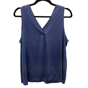 Banana Republic Blue Tank Top Sleeveless V Neck M NEW